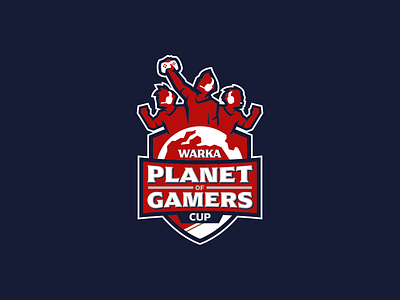 Planet of Gamers akuma akuma101 akumastudio branding design esportlogo esports esportsbranding gamer gaming illustration logo mascot mascotlogo sport sports