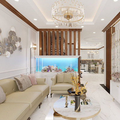 Tổng hợp mẫu đèn led âm trần thạch cao trang trí phòng khách