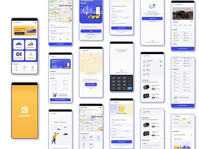 Carhoot UI | Wilson Wings appdesign branding design mobileapp ui website