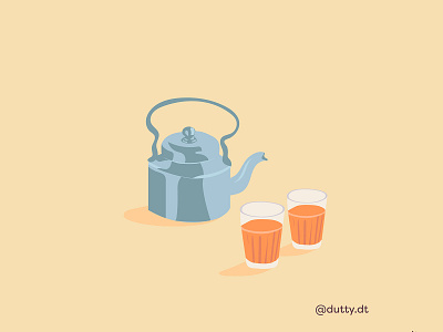 Artsyember'20 - Teatime design flat design flatdesign illustration illustrator logo ui vector vector art vector illustration