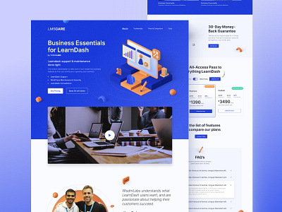 Website Home page branding design graphic design illustration landing page logo saas ui ux vector