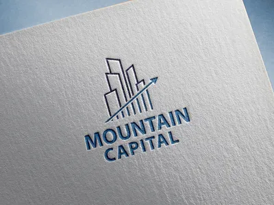 company logo for mountain capital real estate branding companylogo graphic design investasi logo logorealestate mountaincapital realestate