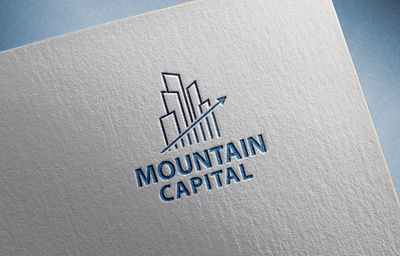company logo for mountain capital real estate branding companylogo graphic design investasi logo logorealestate mountaincapital realestate