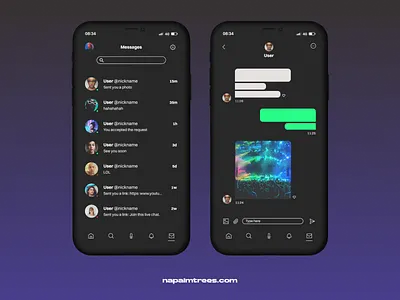 DailyUI 013 : Direct Messaging dailyui dailyui ui design design graphic design ui ux
