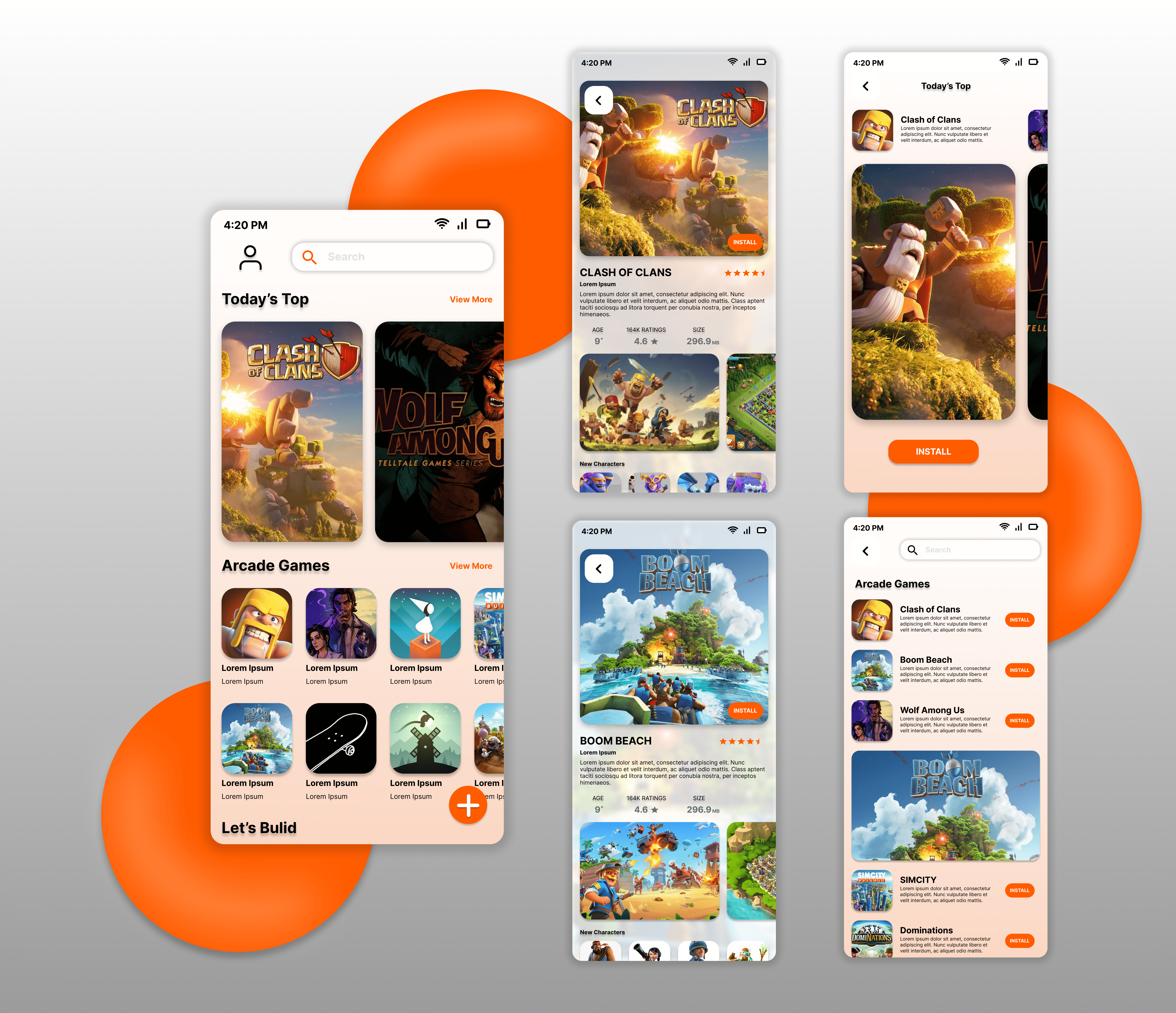 Example of Mobile App UI UX Design
