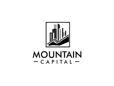 mountain caapital logo branding buisnesslogo companylogo graphic design logo logomodern motion graphics realestate