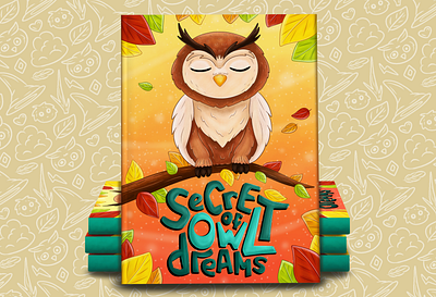 Cover book design adventure book bright character childrens illustration colourful cover design illustration illustrator owl photoshop picture book