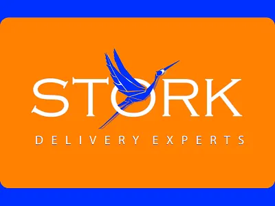 STORK delivery branding graphic design logo