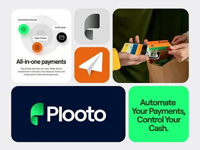 Plooto Brand Identity aerobrandagency aerodesignagency banking brand design brand identity branding design designthin logo logo design logo design agency logo mark logo type minimal online payment payment rebrand rebranding redesign visaul design