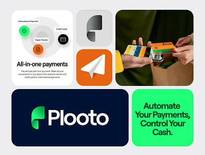 Plooto Brand Identity aerobrandagency aerodesignagency banking brand design brand identity branding design designthin logo logo design logo design agency logo mark logo type minimal online payment payment rebrand rebranding redesign visaul design