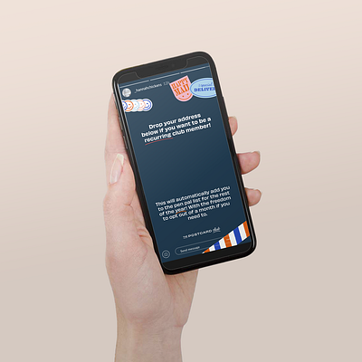 The Postcard Club Instagram Template