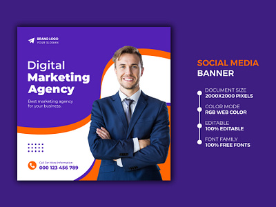 Corporate Social Media Banner Design corporate social media banner facebook graphic design instagram social social media ad social media background social media banner social media banner design social media marketing social media mockup social media post social media template