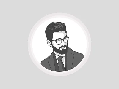 Minimalist Portrait Profile Avatar avatar cartoon cartoonize character design drawing illustration logo minimalist portrait art profile avatar vector