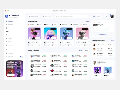 NFT Dashboard Design dashboard dashboard design nft nft admin dashboard nft dashboard nft dashboard design nft dashboard figma nft dashboard template nft web nft web design nft website nft website design ui web design