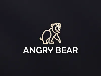 bear logo concept bear branding design graphic design illustration logo motion graphics typography vector