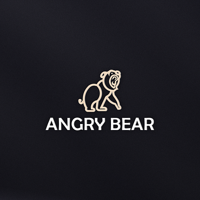 bear logo concept bear branding design graphic design illustration logo motion graphics typography vector
