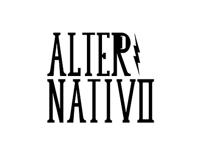 Alternativo Fest brand branding branding design calligraphy design festival font handwritten font indie letter letters logo logo design logotype music type typography vector