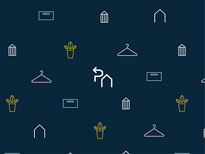 Pitch It or Place It Brand Pattern branding design. graphic design icon design logo pattern design