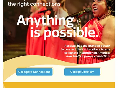 Scholarship Section Accoladi.com branding graphic design ui