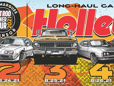 Long-Haul Magnets artwork automotive branding cars design illustration vector