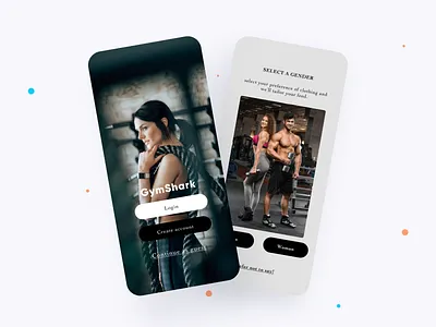 Mobile GYM App Concepts design icon illustration illustrator ui ux web website