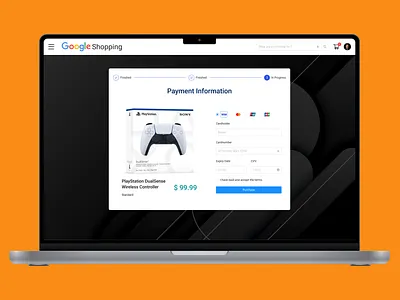 Checkout Landing Page design ui