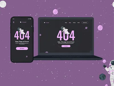 Error 404 page design app design minimal ui ux