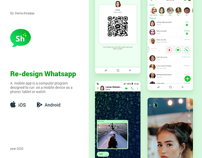 Whats App redesign android app design graphic design ios redesign ui uidesign ux vector whatsapp