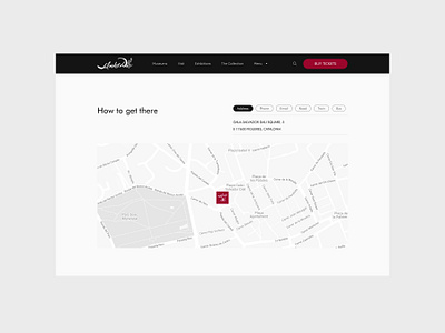 Salvador Dalí Theatre-Museum concept design museum salvador dali ui user experience user interface ux website website redesign