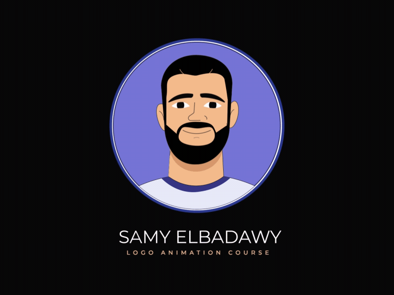 personal logo animation intro 2d 2danimation aftereffects animated gif animation character animation design illustration logo logo animation morphing motion graphics