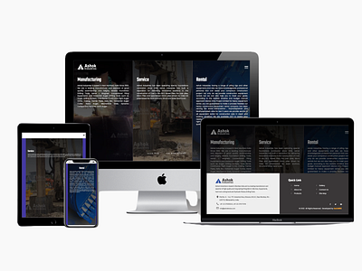 Ashok Indus- Website Development branding ui ux