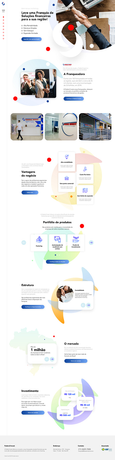 Website proposal for Federal Invest website