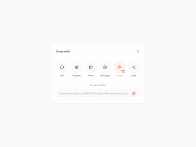 Share Modal modal share share modal web design