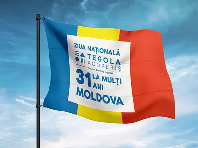 Tegola Moldova Post - Happy Birthday Moldova 2022! branding chisinau creative cromatix cromatix creative image lab cromatixlab design illustration logo moldova