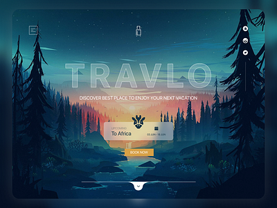 Travel website UI UX | Landing page Mockup africa booking design figma illustration landing page mockup travel travel website ui ui design ux website design wireframe