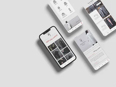 full responsive web design for fashion shop ecommerce web design fashion shop responsive design خانه مد طراحی سایت