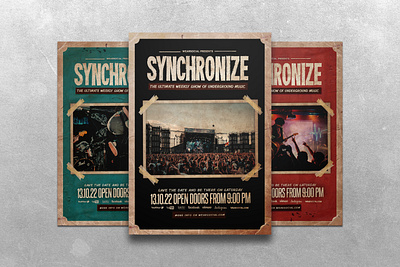 Alternative Flyer / Poster alternative concert design flyer grunge indie music poster template