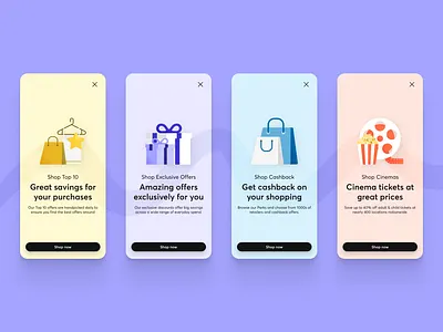 Perks UI Illustrations app design dribbble shot illustration ui ux
