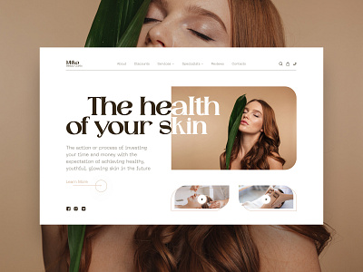 Miko - Beauty Studio Concept adaptive beauty beauty studio cosmetology design e commerce landing page online store product design responsive design skin ui uiux uiux design ux web design