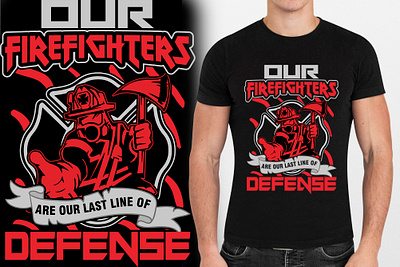 Firefighter T Shirt Design insignia