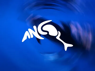 Ancol 2d ancol animal beach design dolphin flat illustration jakarta lettering lettermark logo logotype seaworld shark symbol whale wordmark
