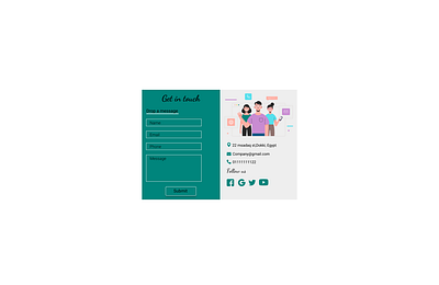 Contact us #Dailyui #028 app design figma ui ux
