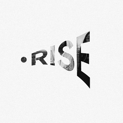 Identity for Rise a street wear Brand branding clothing brand design graphic design logo merchandise street style streetwear typography visual design