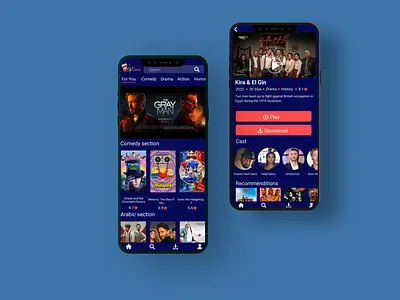 Tv App #Dailyui #025 app design figma typography ui ux