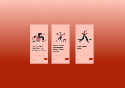 Onboarding #Dailyui #023 app design figma typography ui ux