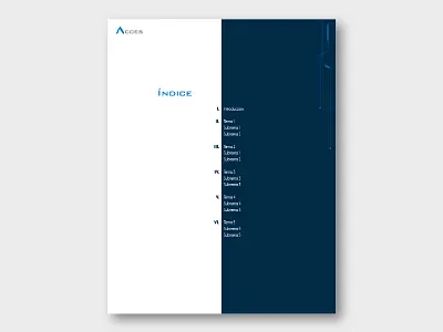 Acces - Word de trabajo 02 branding design editorial graphic design identity logo