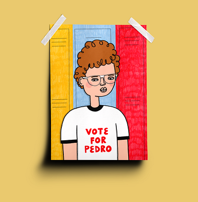 Napoleon Dynamite Illustration digital art digital illustration fan art illustration napoleon dynamite