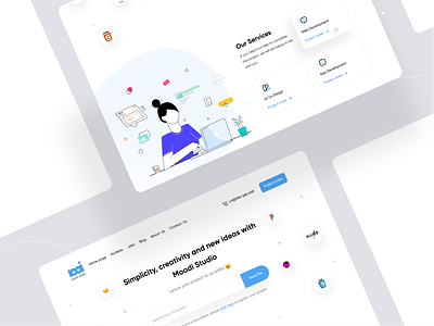 MoodiStudio Website creative css design development frontend frontend development html illustration javascript logo ui uidesign uiux user userinterface ux uxdesign wordpress wordpress development