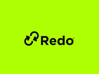 Redo branding design logo symbol typography