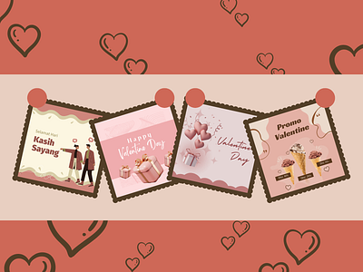 Valentine Theme Template | Canva brand branding canva creative canva design canva design template canva template cute template design design canva design template graphic design instagram template pink template social media template template design valentine design valentine template